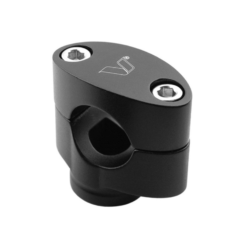 W02730 TORRETA MANILLAR NEGRA Torretas manillar negras 28mm