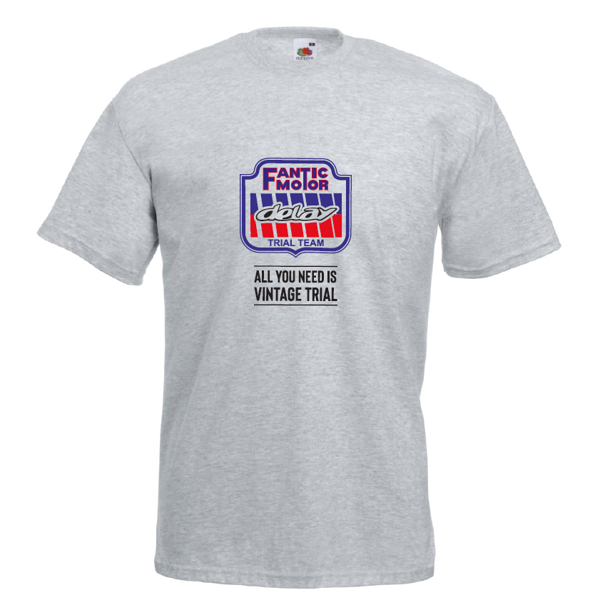 77075 camiseta corta all you need Camiseta Fantic Trial Vintage manga corta