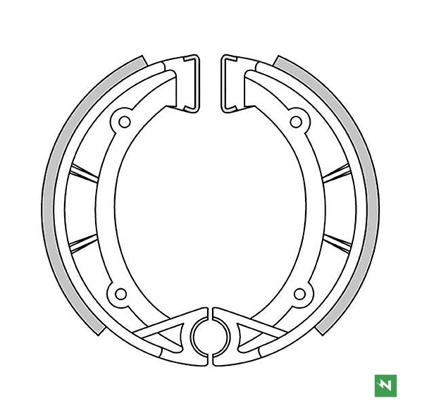 w08571 MORDAZA FRENO FANTIC 300 TRASERA NEWFREN